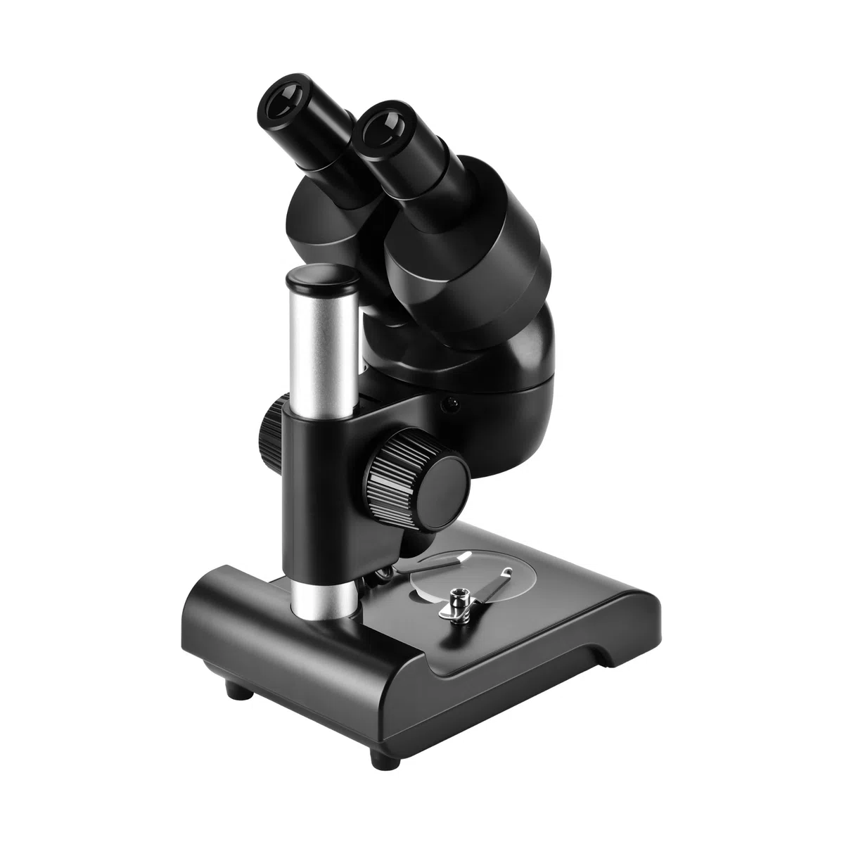 Microscopio ESSLNB 30X Binocular Estéreo para Estudiantes, Microscopio Portátil para Niños con Oculares WF10x, Lente Objetivo 3X de Vidrio Optico y Lámpara LED