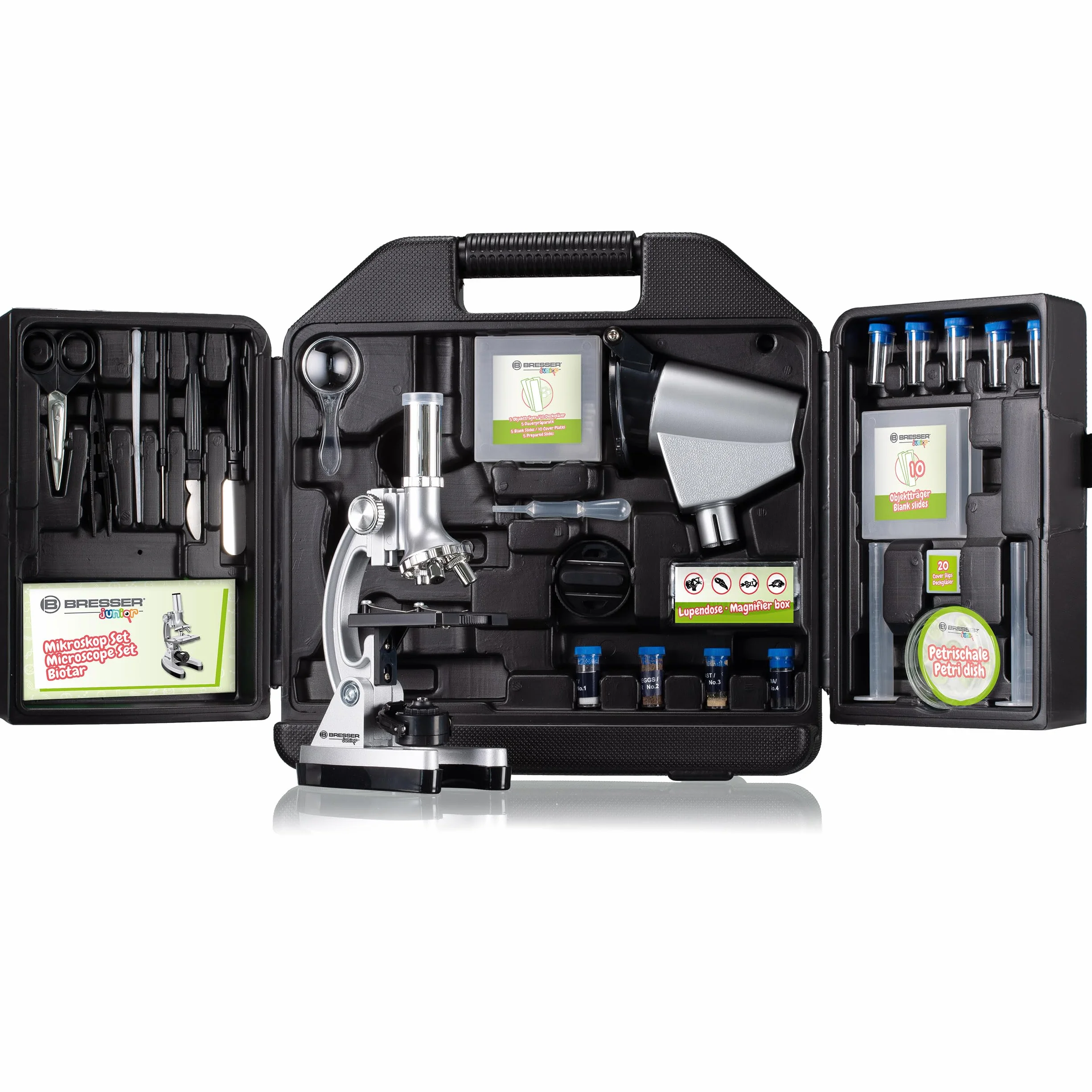 Bresser Microscopio JUNIOR Biotar 300x-1200x (con maleta)