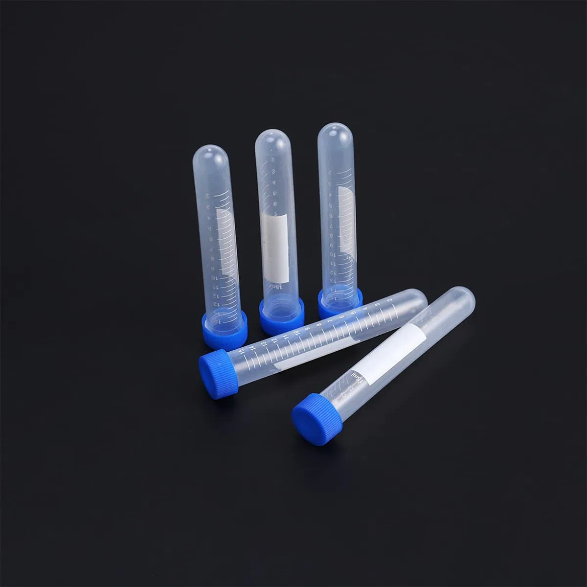 Mipcase Tubo De Centrífuga De Fondo Redondo 15 Ml Con Tapa De Rosca Transparente Paquete De 50 Piezas Para Suministros De Laboratorio Almacenamiento De Muestras Y Trabajo Científico