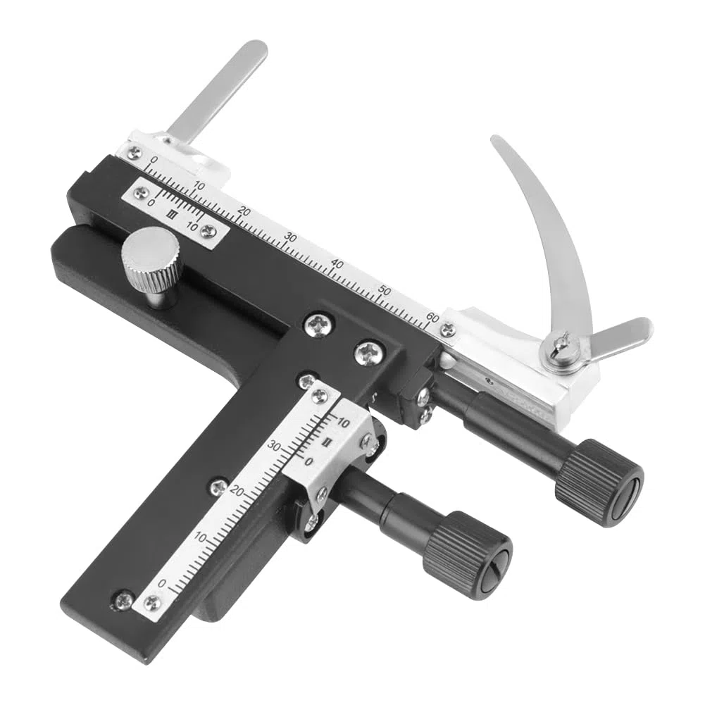 Platina Móvil para Microscopio, Platina Mecánica Acoplable Al Microscopio Mesa Calibre Desplazable Eje X-Y con Escala Mesa Portátil, para Observar Láminas Y Especímenes en Movimiento