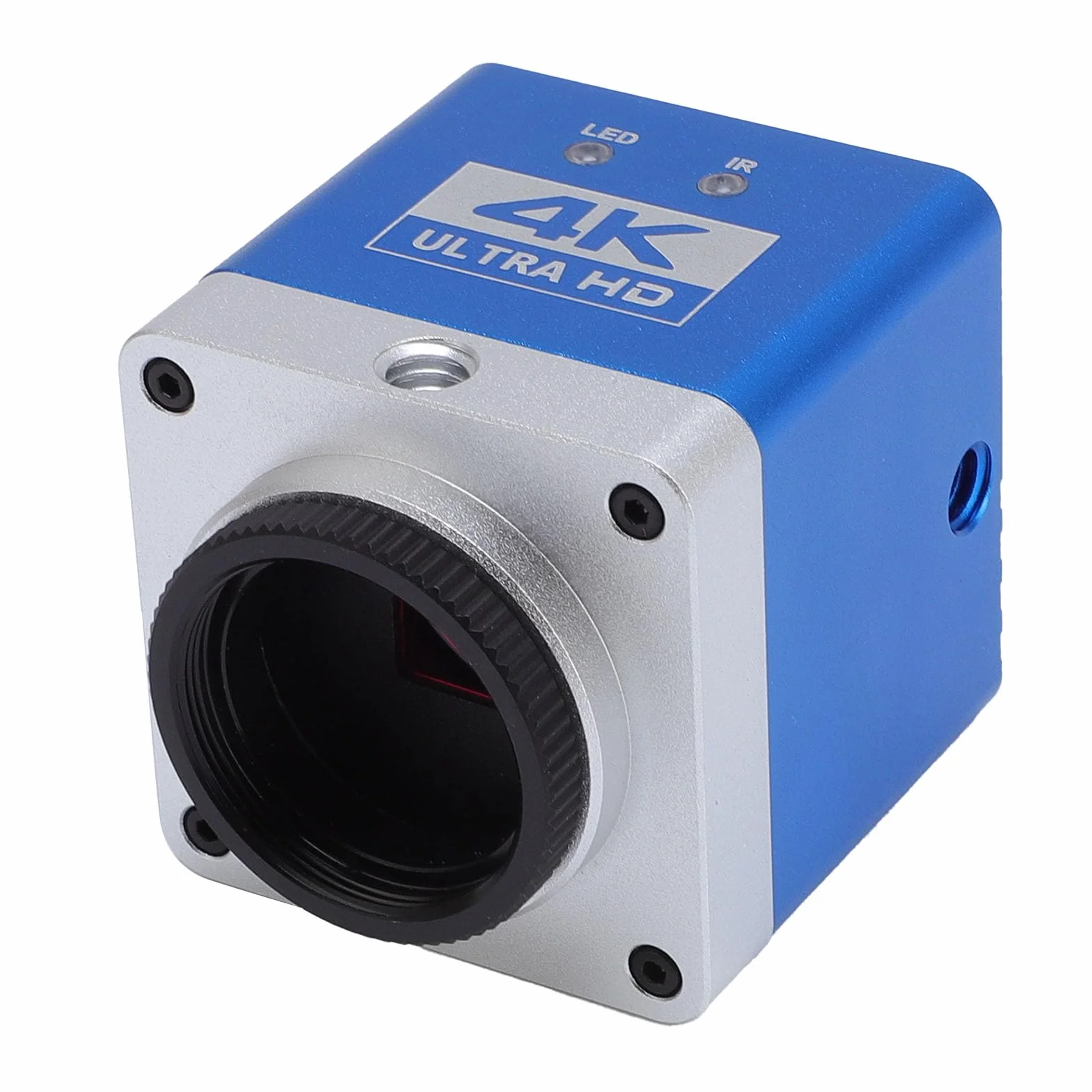 Cámara de Microscopio Digital, Cámara de Microscopio de Industria Electrónica 4K HD, con Sensor CMOS de 8.3MP 1/1.8 Pulgadas, Zoom Digital 4X, Interfaz de Pantalla HD, Salida USB