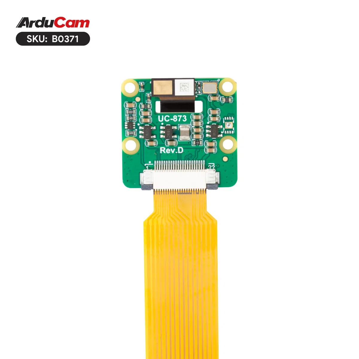 Arducam Módulo de cámara Raspberry Pi con Funda ABS, IMX519 16 megapíxeles, cámara de Enfoque automático de Alta resolución para Todos los Modelos Raspberry Pi