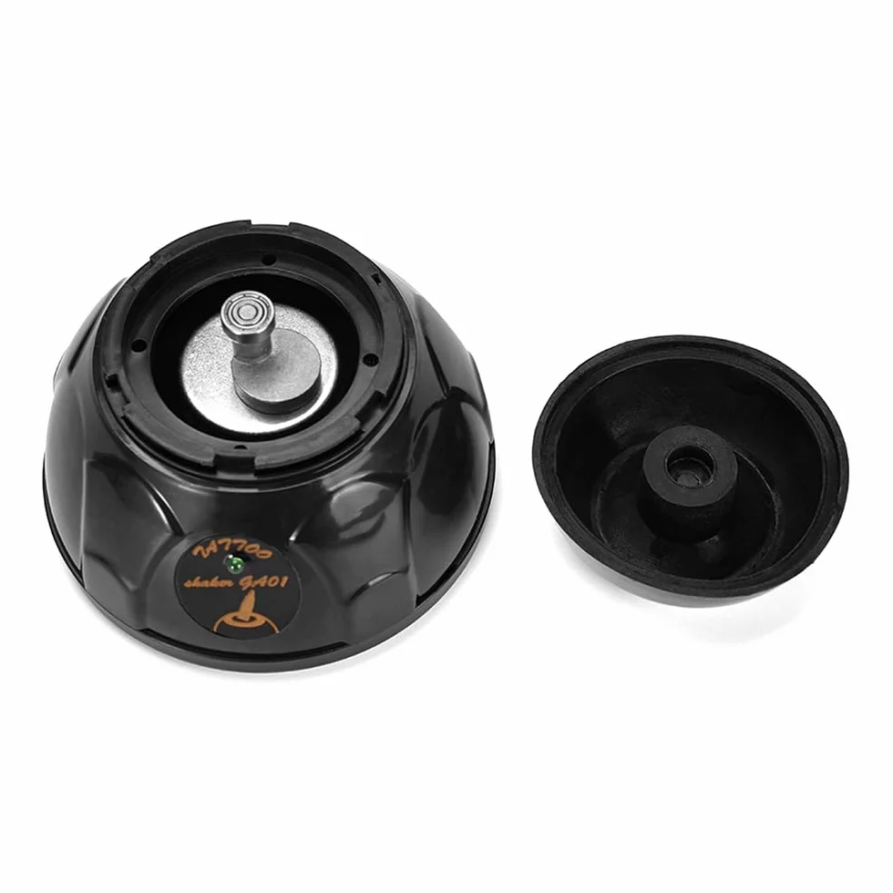 WANGCL Mini Mezclador Eléctrico Mezclador De Color De Tatuaje para Tinta Líquida Botella Polaco Agitar Esmalte De Uñas Pigmento JBQ-005 5200 RPM - Negro