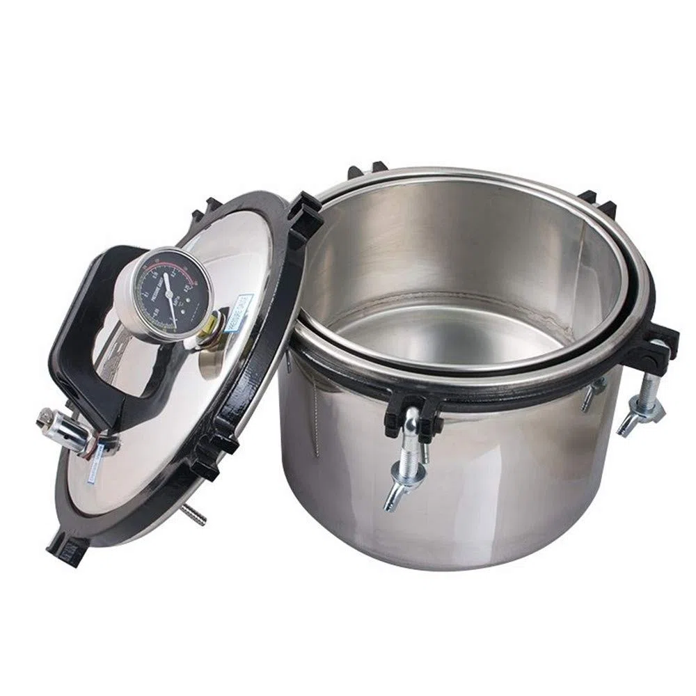 Equipo portátil del laboratorio del esterilizador de la autoclave del vapor 8L