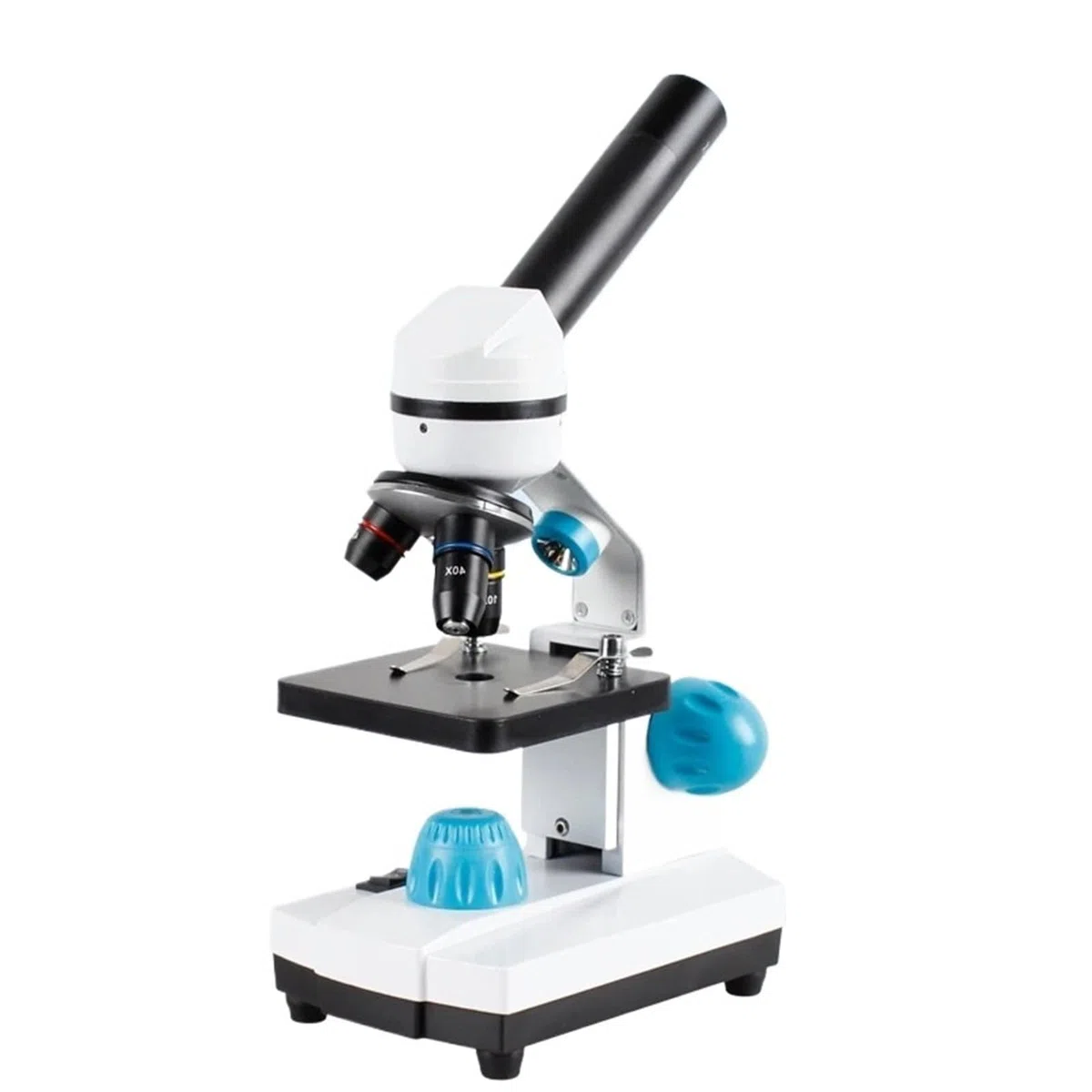 Microscopio monocular HD for Estudiantes de Nivel básico con Zoom 2000x for Laboratorio Ciencias,Enfoque preciso