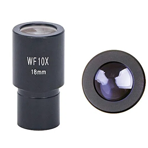 Lente ocular de microscopio POWERTOOL gran angular para microscopio biológico, montaje ocular de 23,2 mm (WF10X)