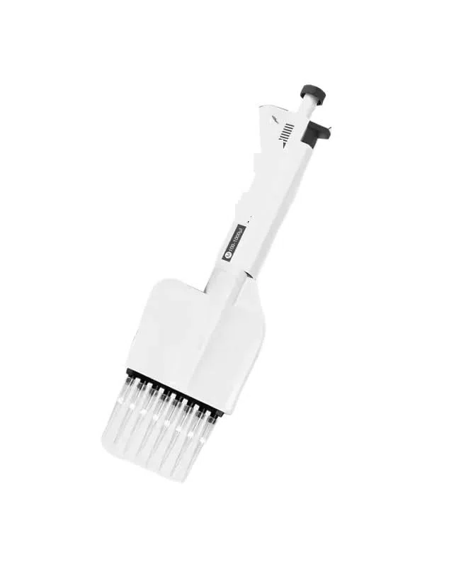 Micropipeta, Pipeta multicanal Equipo de laboratorio Manual Micropipeta digital ajustable 8 canales 12(8 Channels 5-50ul)