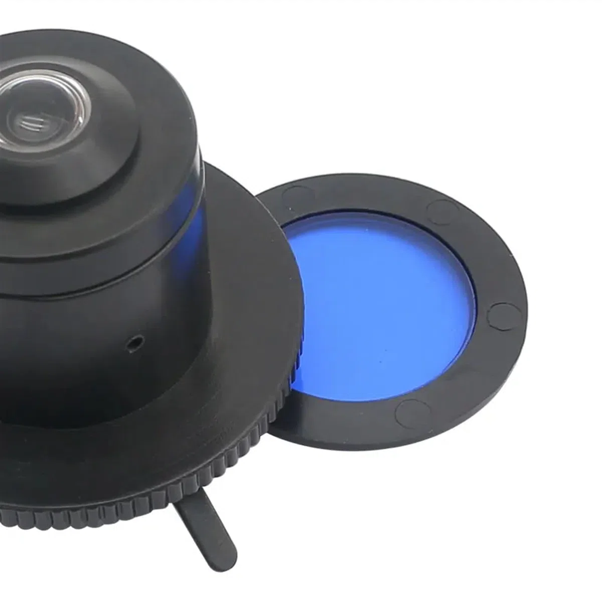 5 Piezas de filtros de microscopio 32 35 42 45mm de diámetro Accesorios de microscopio biológico Verde Azul Amarillo Blanco Rojo Vidrio óptico(Diameter 32mm)