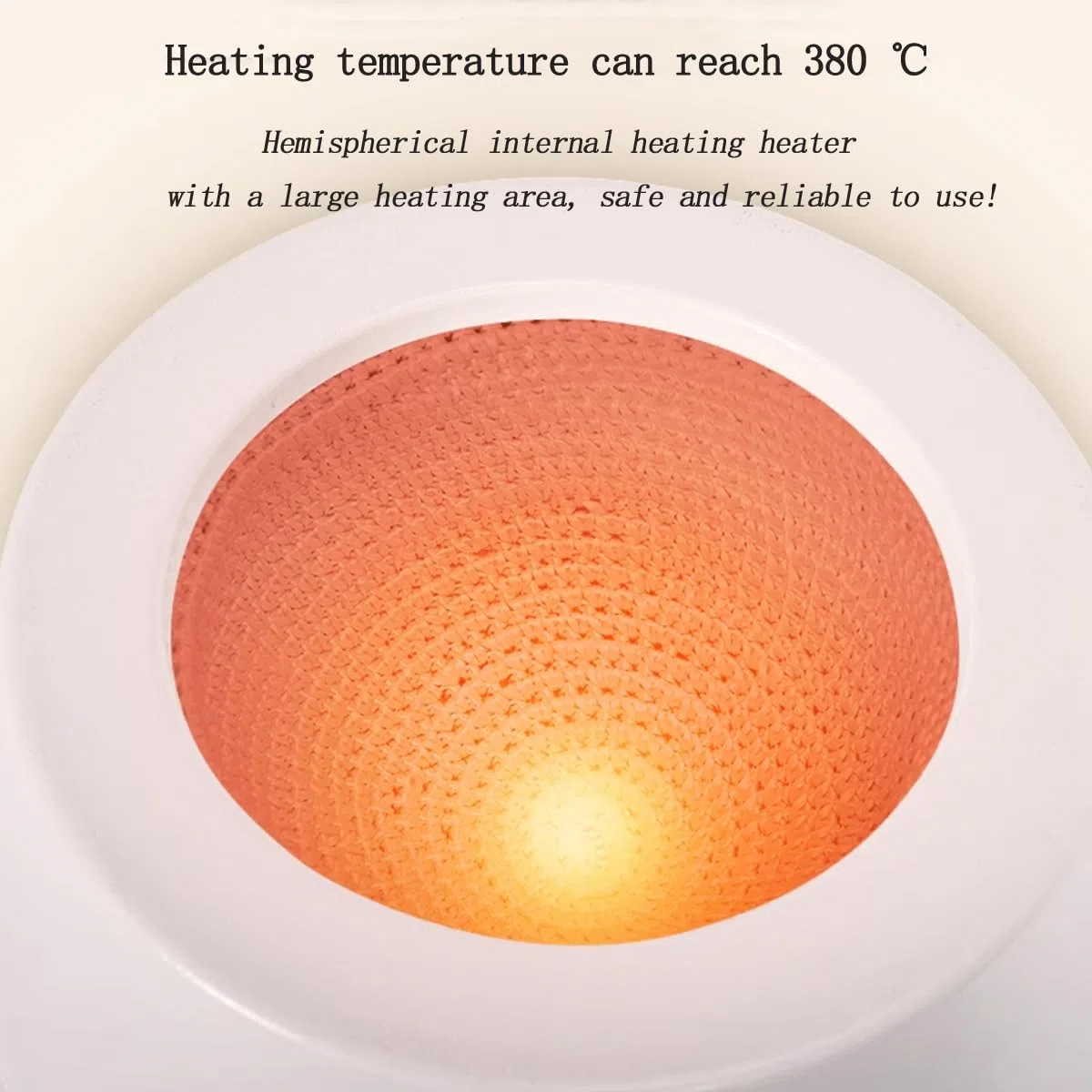 La temperatura de calentamiento de la manga de calefacción eléctrica del matraz de fondo redondo de la herramienta de laboratorio puede alcanzar 380 ℃. (100ml)