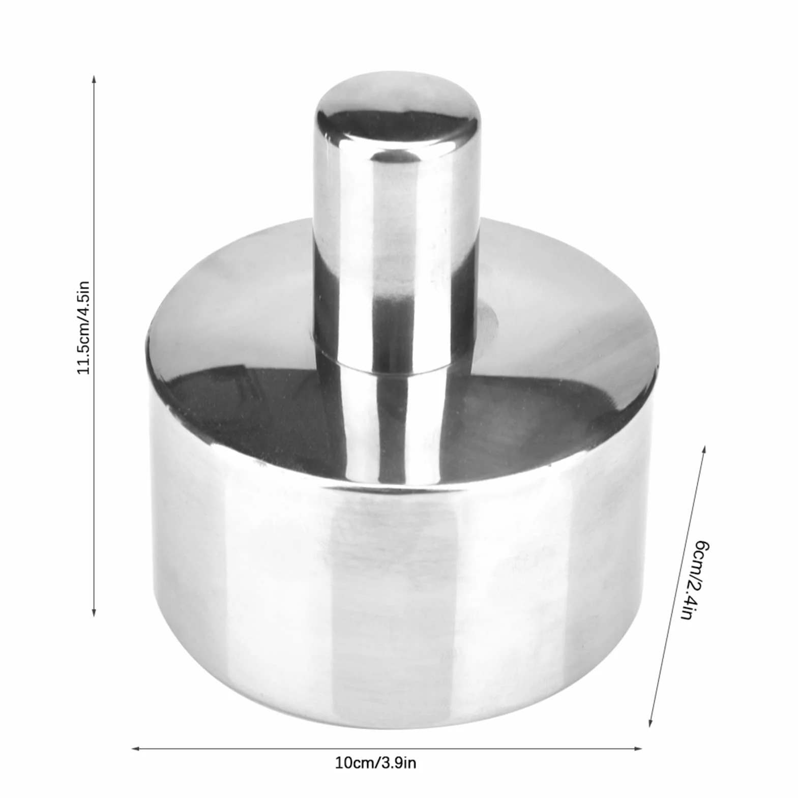 Marhynchus Lámpara de Alcohol de Acero Inoxidable de 400 Ml, Tornillo a Prueba de Fugas con Mecha, Química Anti-explosión Bunsen para Uso de Laboratorio
