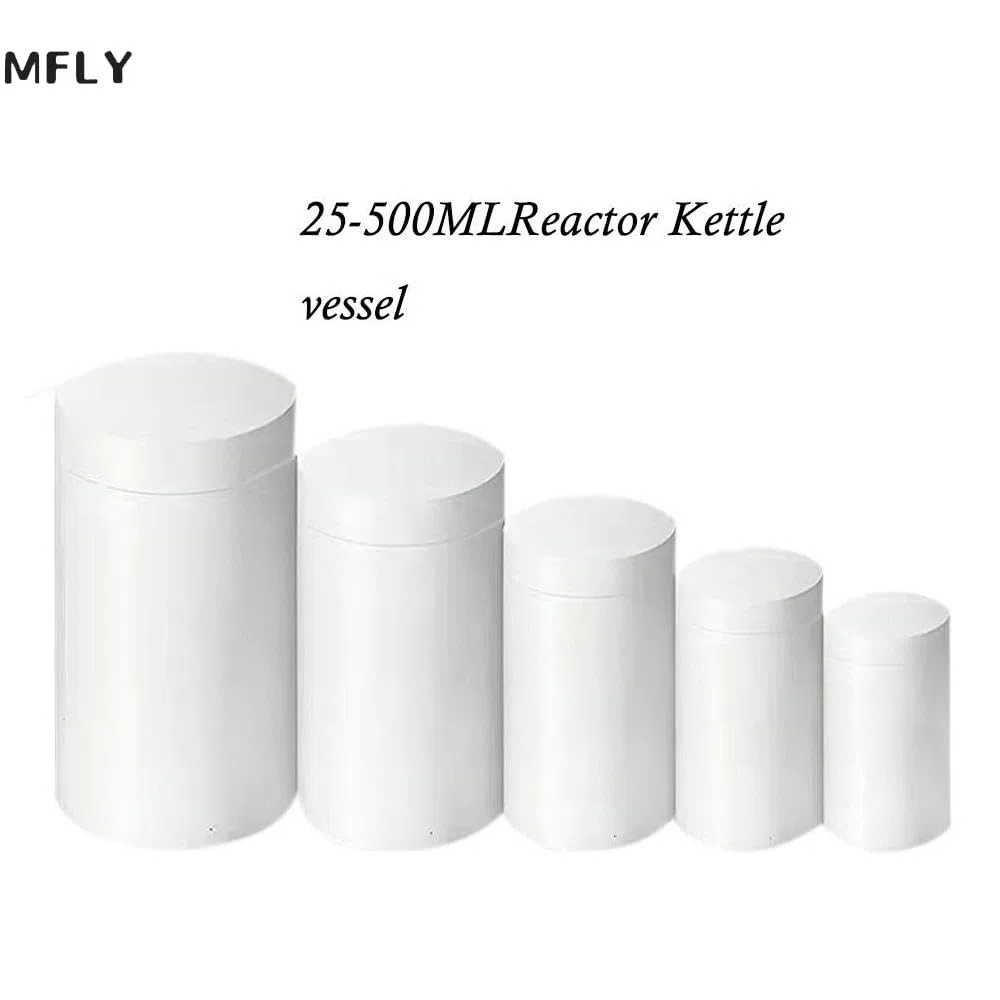 Reactor de autoclave, Recipiente de caldera reactor Cámara PTFE 25-500 ml for síntesis hidrotermal revestido autoclave Para laboratorio(Groen)