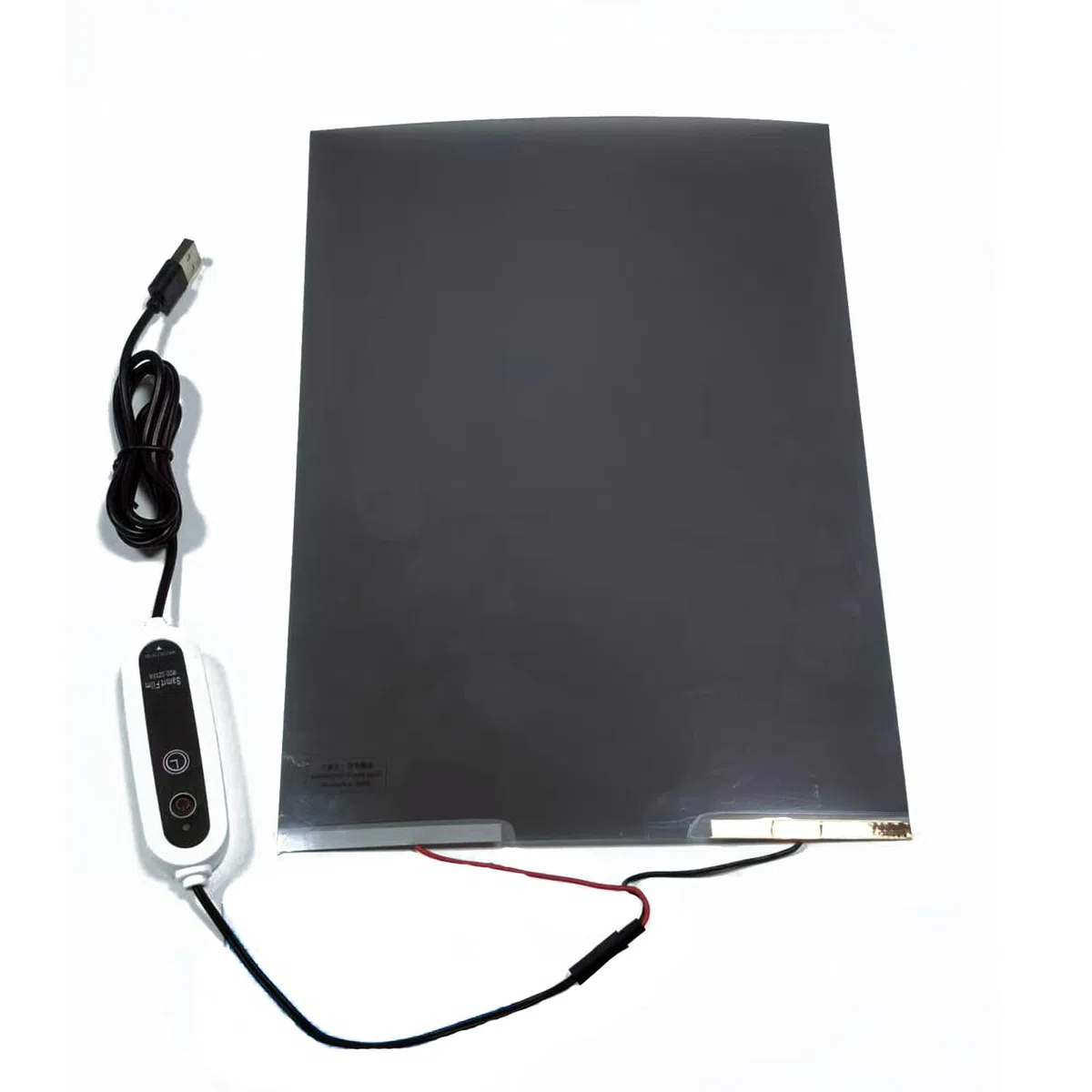 Lámina de vidrio inteligente PDLC Smart Film A4 (21 × 29,7 cm) muestra electrónica Smart Film lámina de vidrio eléctrica (gris)
