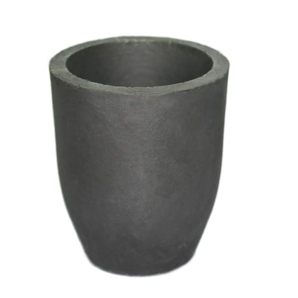 LLF # 10 arcilla grafito Crucible Fuente Copa Horno Torcha fundición refinado oro plata cobre latón aluminio plomo zinc y aleaciones (Capacidad 1100ML)