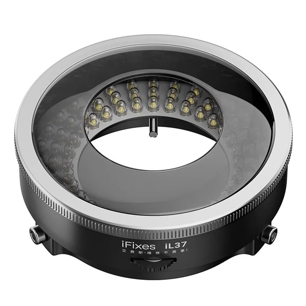 Anillo de luz LED polarizado para microscopio, 96 LED USB, anillo de microscopio, lámpara antirreflejos, fuente de luz para cámara digital industrial, teléfono, herramientas de reparación de