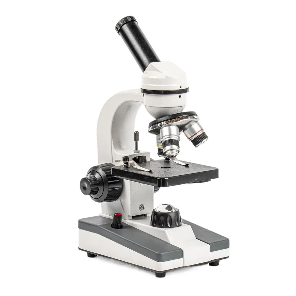 microscopio, 40-640X Microscopio Biológico Óptico Muestra Portátil Que Ve El Laboratorio De Ciencias del Estudiante para Adultos
