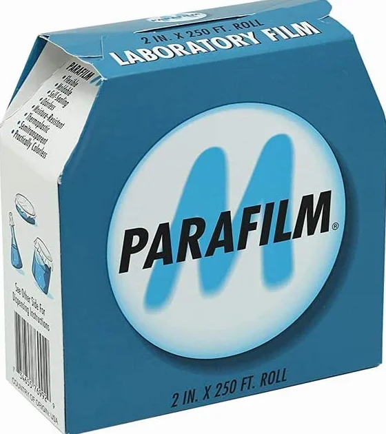 Parafilm 75 m x 50 mm para cerrar, aislar varias botellas o recipientes, cinta de cierre