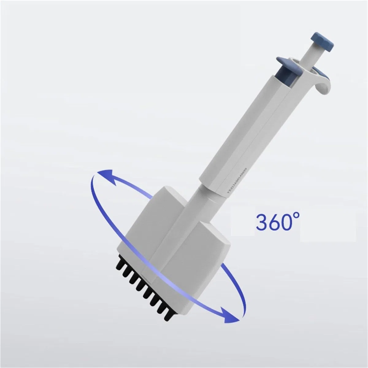 Pipeta Pipeta Multicanal De 8/12 Canales Micropipeta Ajustable Manualmente Laboratorio para laboratorio(50-300ul 8 lanes)