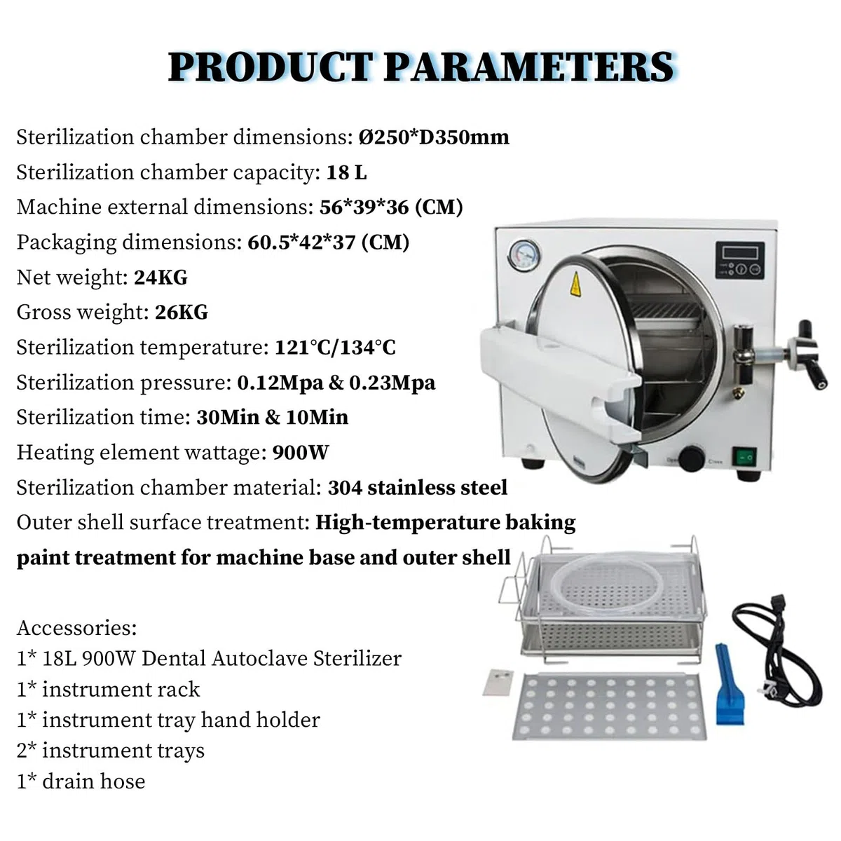 Caja De Limpieza De Herramientas De Metal De Alta Temperatura, Suministros de Limpieza Profesionales de Acero Inoxidable para Equipos médico/quirúrgico