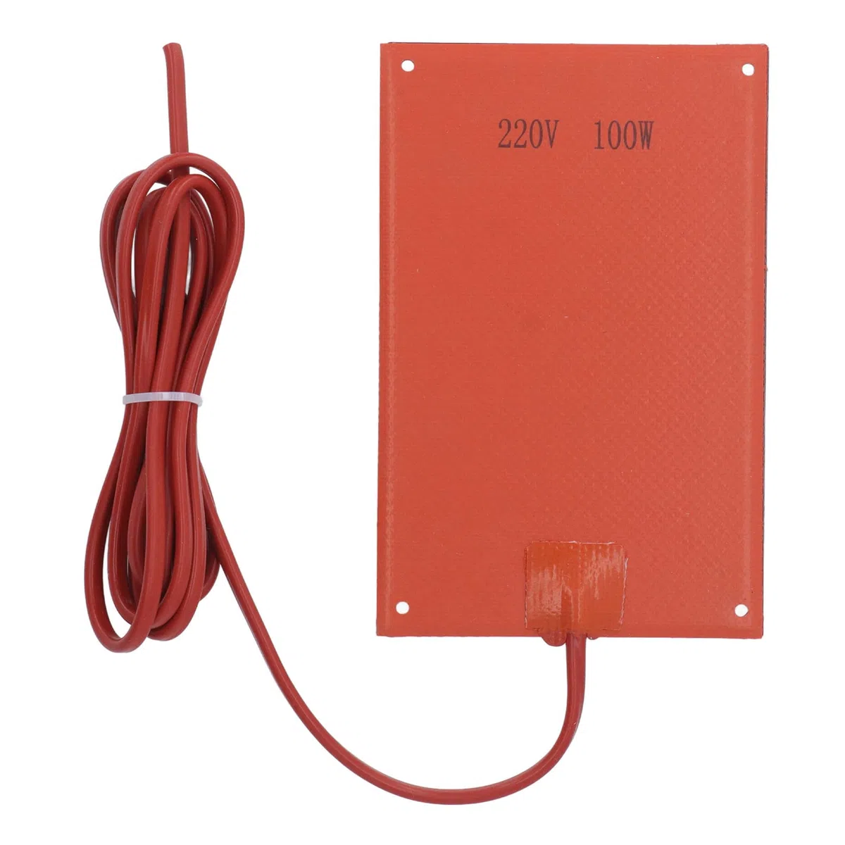 Almohadilla Calefactora de Silicona de 220V y 100W, Almohadilla Calefactora de Aceite, Placa Calefactora de Motor de Repuesto, Goma de Silicona para Clima Frío