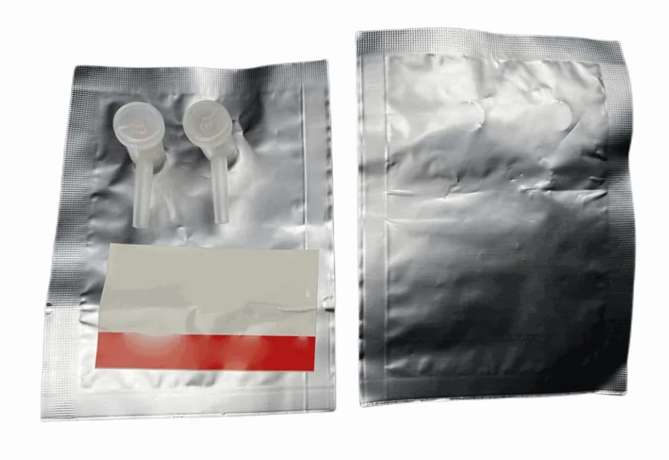 Bolsas de muestreo de gas con válvula - 5 unidades, 1 L a 30 L, de PTFE, for recolección y almacenamiento de aluminio, for uso industrial(1L Single)