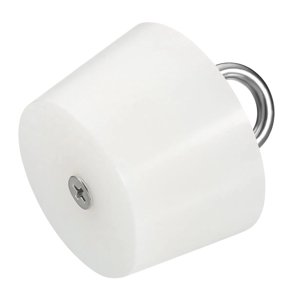 sourcing map 1Pcs Tapones de Goma Cónicos para Laboratorio, 51mm a 62mm Tapones de Goma Sólida con Anillo de Acero para Prueba Tubos, Agua Tubería, Drenaje Agujero, Blanco