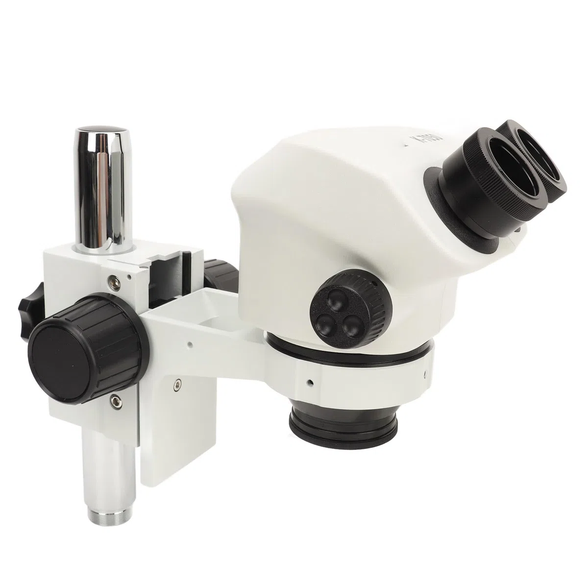 Wakects Microscopio Estéreo Trinocular, Microscopio de Reparación de Electrónica ABS con Zoom de 7X a 45X, Ocular de 10X, Objetivo de 0,7X a 4,5X, Visualización Síncrona LCD para Inspección de