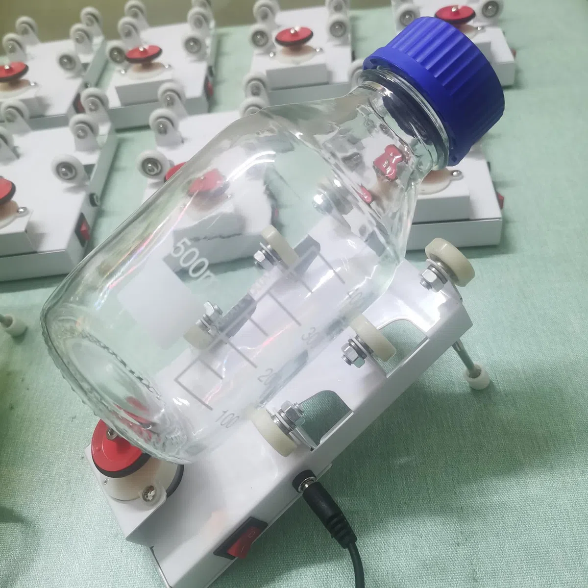DIY Paint Shaker, Agitador De Pintura del Modelo De Mezclador Vortex, Puede Contener 1 Botella De Tinta 1l (Incluidas 500 Ml De Botellas Pequeñas), para Botellas De Tinta Cilíndricas, Pintura