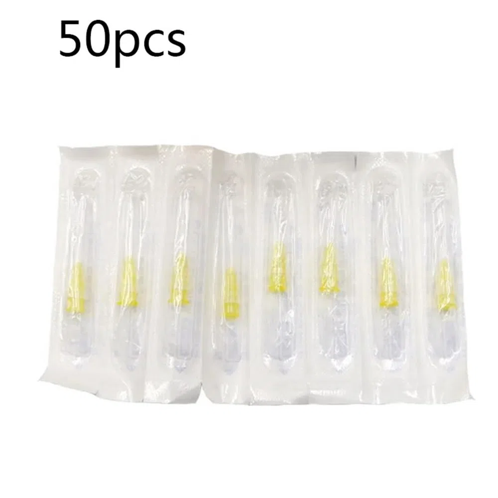 Cristalería de Laboratorio Agujas pequeñas 30G * 4 mm, 30G * 13 mm, 30G * 25 mm Agujas ultrafinas(30Gx4mm - 50pcs)