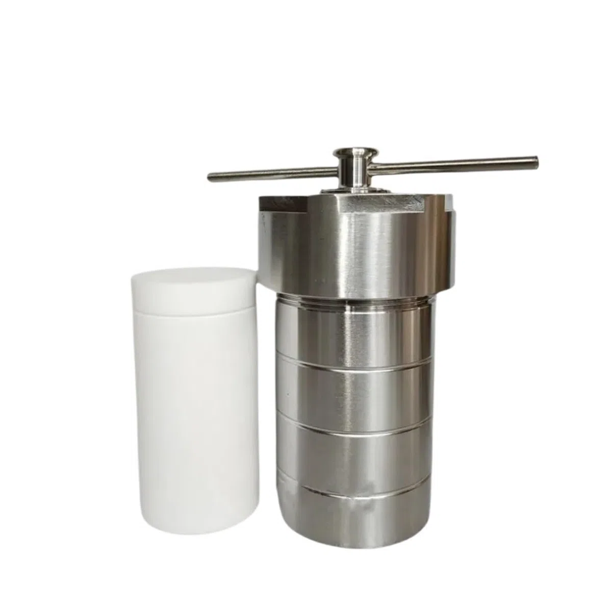 Reactor de autoclave, Reactor de síntesis hidrotermal, hervidor reacción Autoclave laboratorio, cuerpo SS 304 250 ML con revestimiento PTFE Para laboratorio