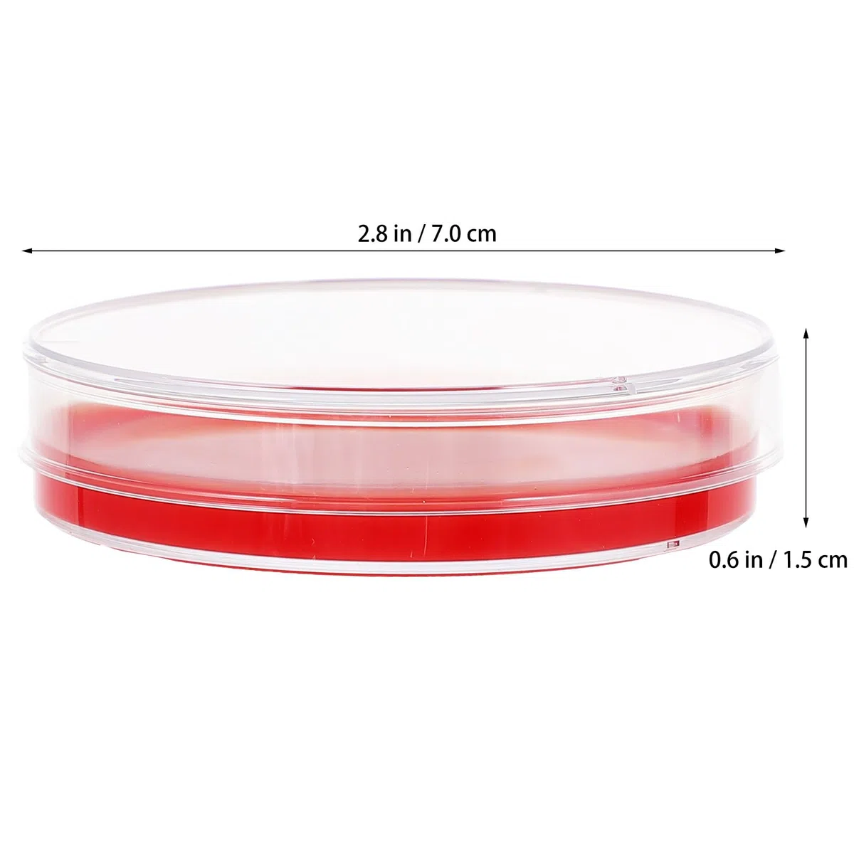Placas de Agar Sangre Selectas 70 MM 10 Unidades Medio de Cultivo Laboratorio Placas Petri Cultivo Microbiológico Uso Hospitalario y Científico