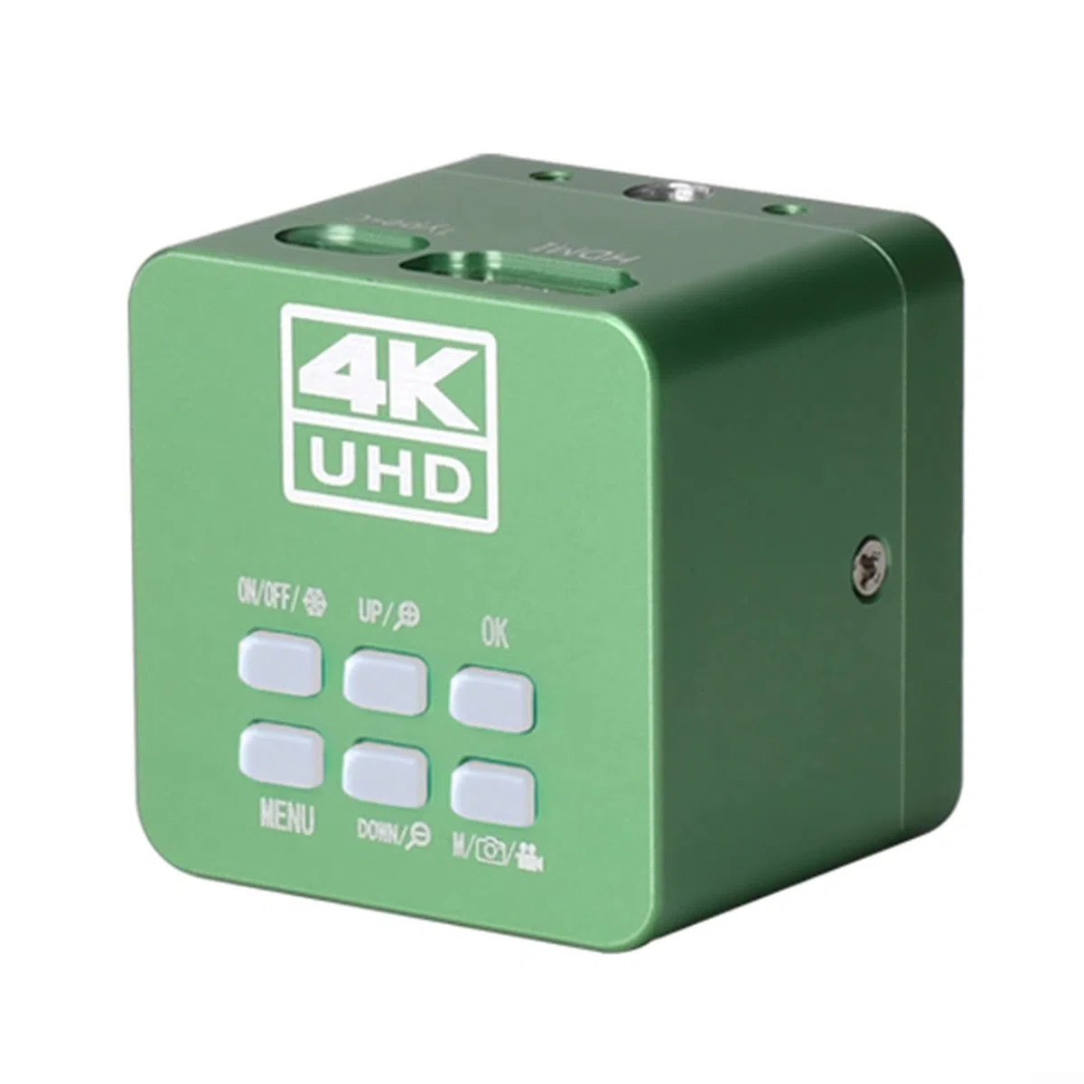 Cámara microscopio digital Ultra HD 4K 2160P USB -HD-MI, grabadora de video con mango de laboratorio industrial, sensor CMOS IMX334 CC 12 V, UE 220 V