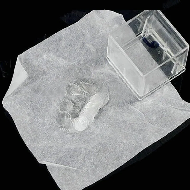 100 piezas Cubreslips de Vidrio para Microscopio 3-50mm, Lentes Redondas Vacías(8mm)