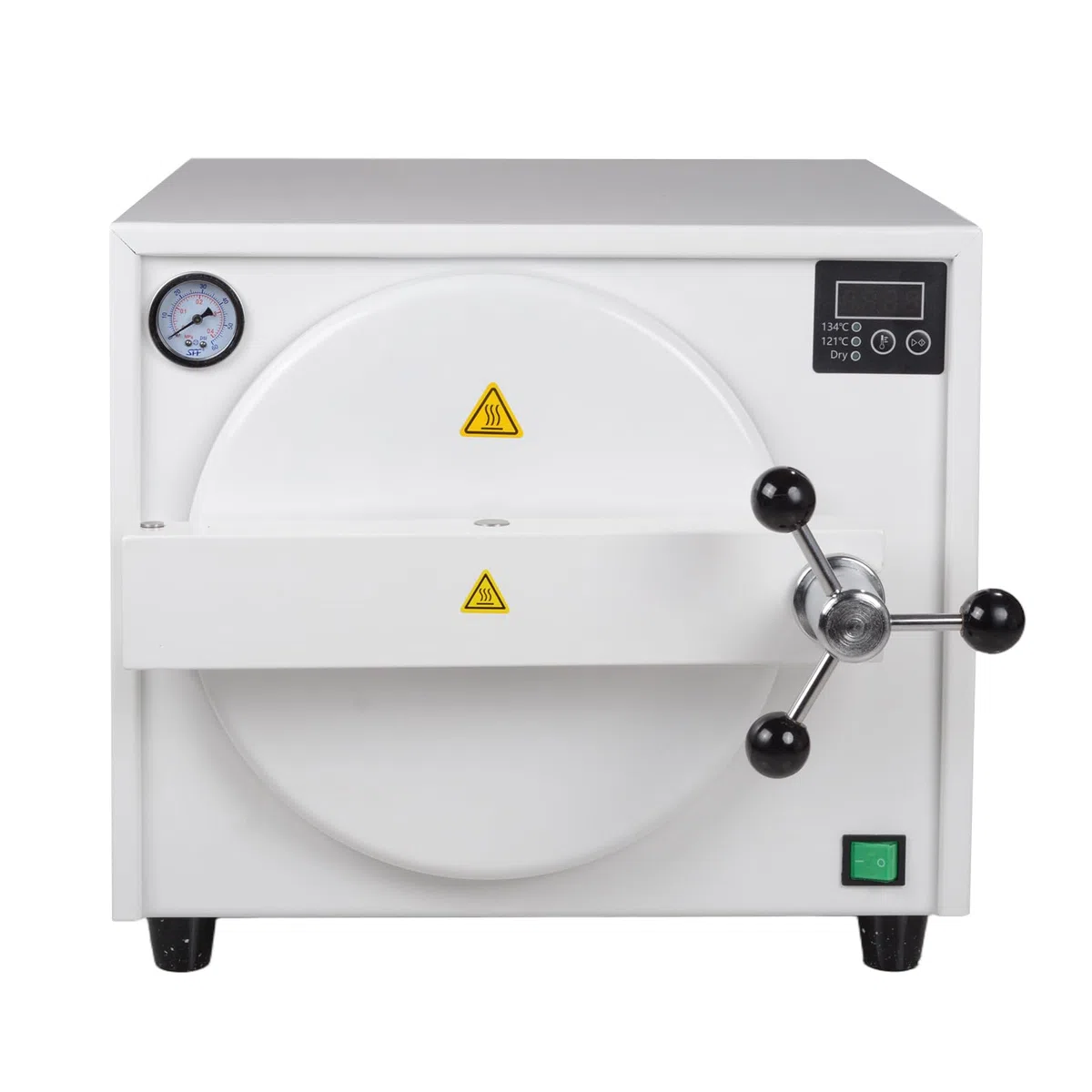 Esterilizador de vapor de alta presión de autoclave de 18L con función de secado,Pantalla LCD digital,Cerradura de puerta de doble control,Equipo de laboratorio de acero inoxidable