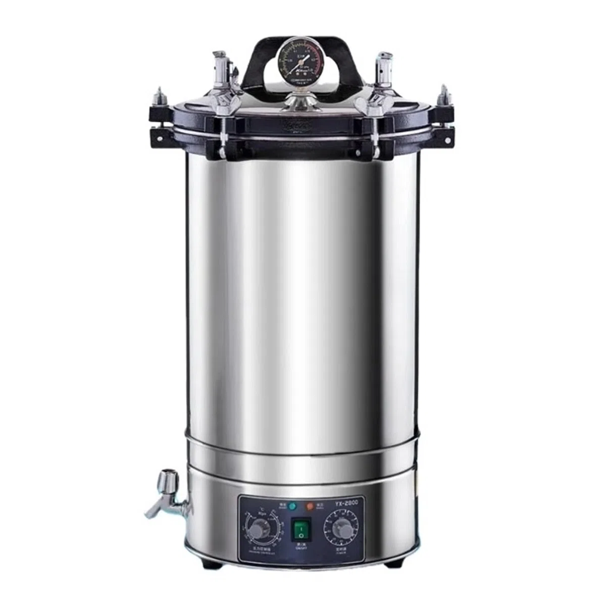Autoclave para laboratorio médico, esterilizador de vapor portátil de alta temperatura, eficiente y rápido.