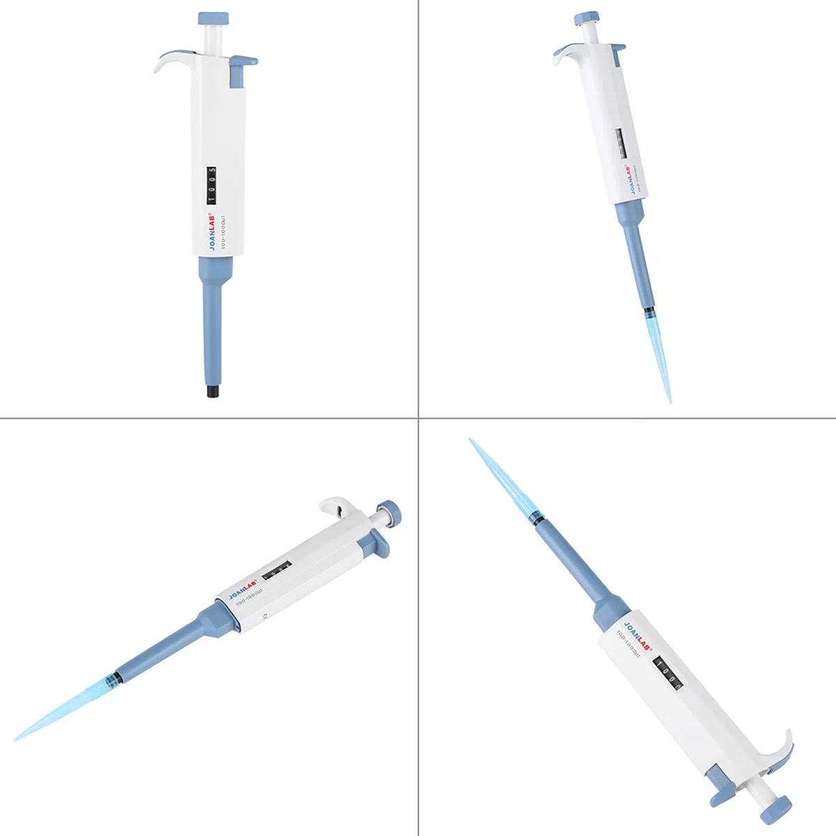 Micropipeta de Laboratorio, Micropipeta de Volumen Ajustable de un Solo Canal Micropipeta de Alta Precisión Pipeta de Volumen Variable 20~200ul para Laboratorio de Ciencias