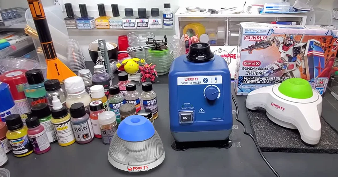 Horno E'S Scientific 5000 RPM Mini agitadores Vortex Φ5.5mm de órbita táctil modo mezclador de pinturas para tubos de ensayo de laboratorio, pinturas acrílicas belleza de uñas