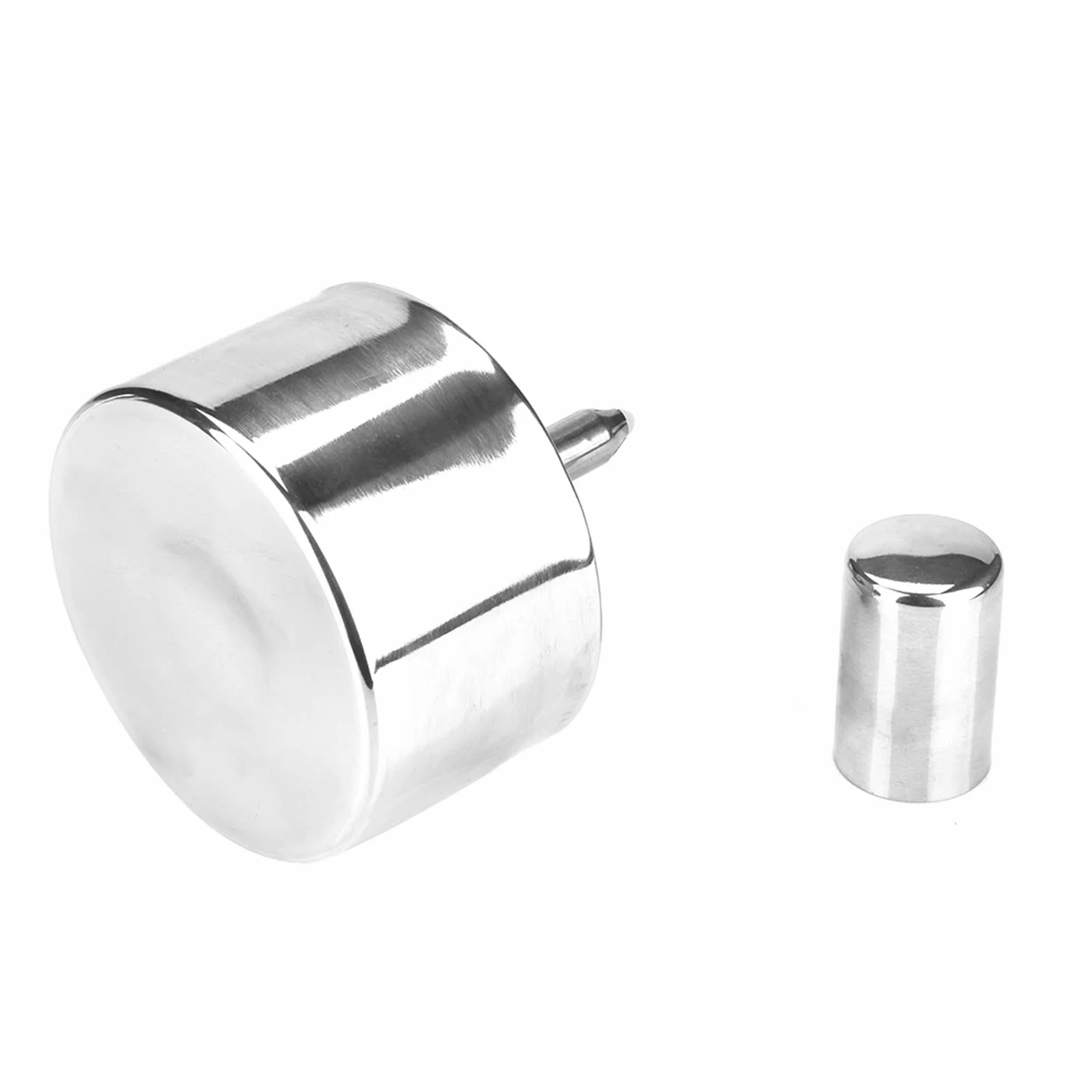 Fafeicy Lámpara de Alcohol 400ml, Quemador de Acero Inoxidable 304 con Base de Cobre, Diseño Elegante para Decoración y Uso Doméstico, Mecha Ajustable y Segura
