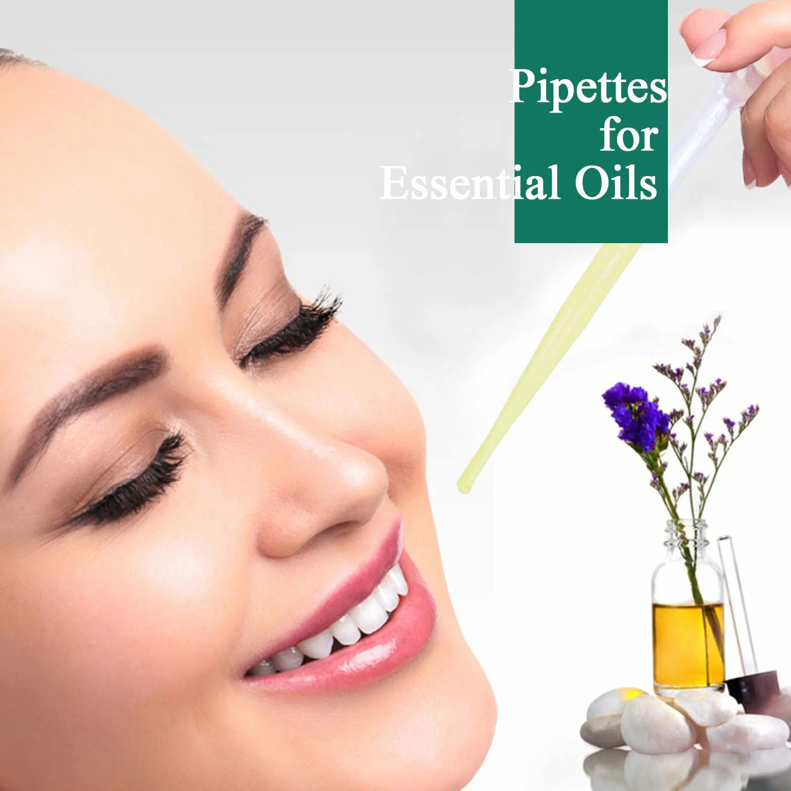 Pipeta de transferencia desechable de plástico moveland de 3 ml para aceites esenciales y laboratorios científicos (300)