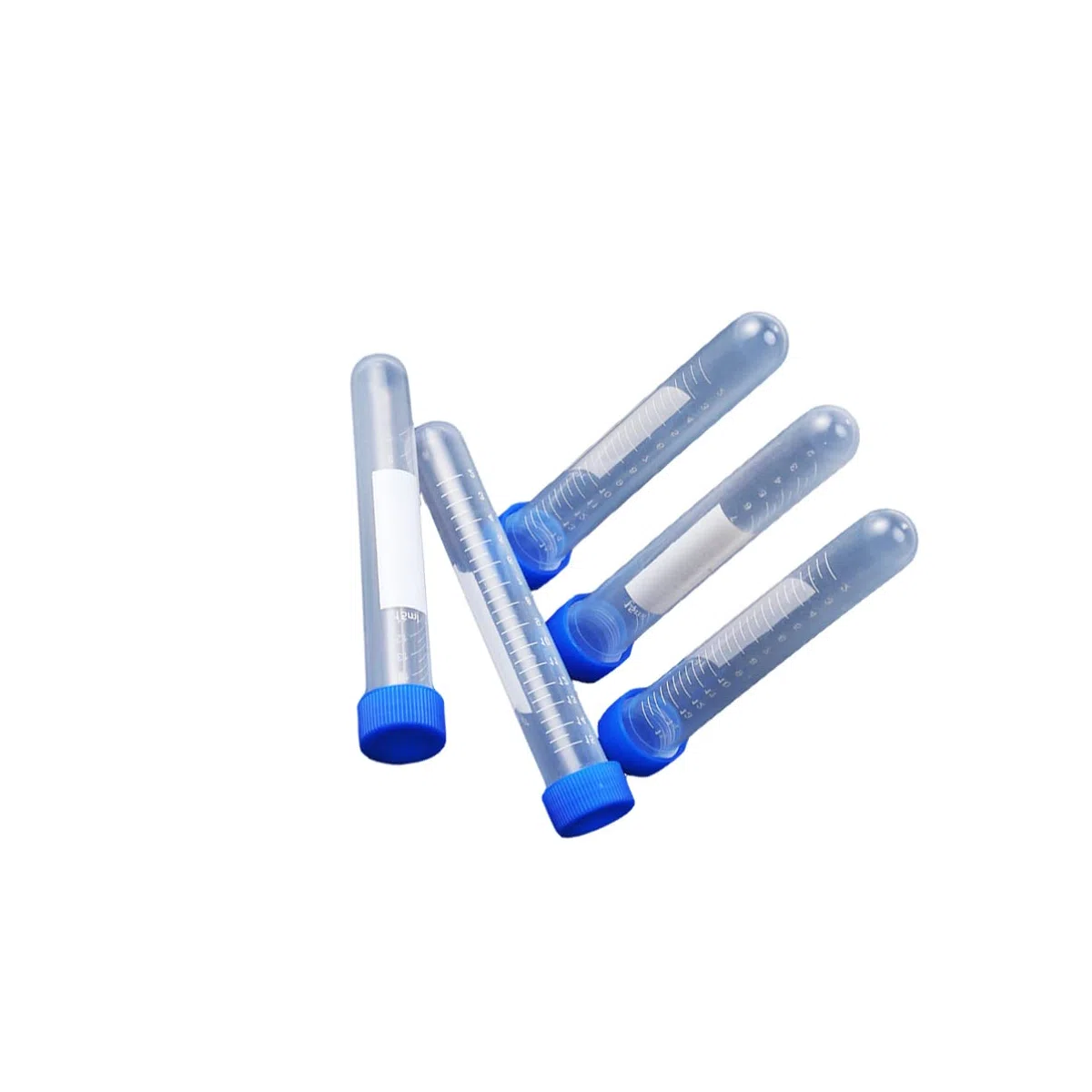 Mipcase Tubo De Centrífuga De Fondo Redondo 15 Ml Con Tapa De Rosca Transparente Paquete De 50 Piezas Para Suministros De Laboratorio Almacenamiento De Muestras Y Trabajo Científico