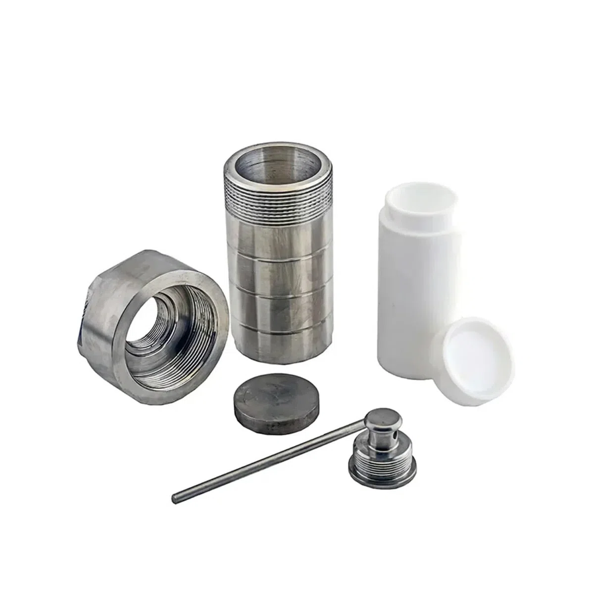 Autoclave, Revestimiento de Reactor, cámara de PTFE de 25-500 ml for síntesis hidrotermal, Recipiente Revestido de Reactor de Autoclave para Laboratorio(Groen)
