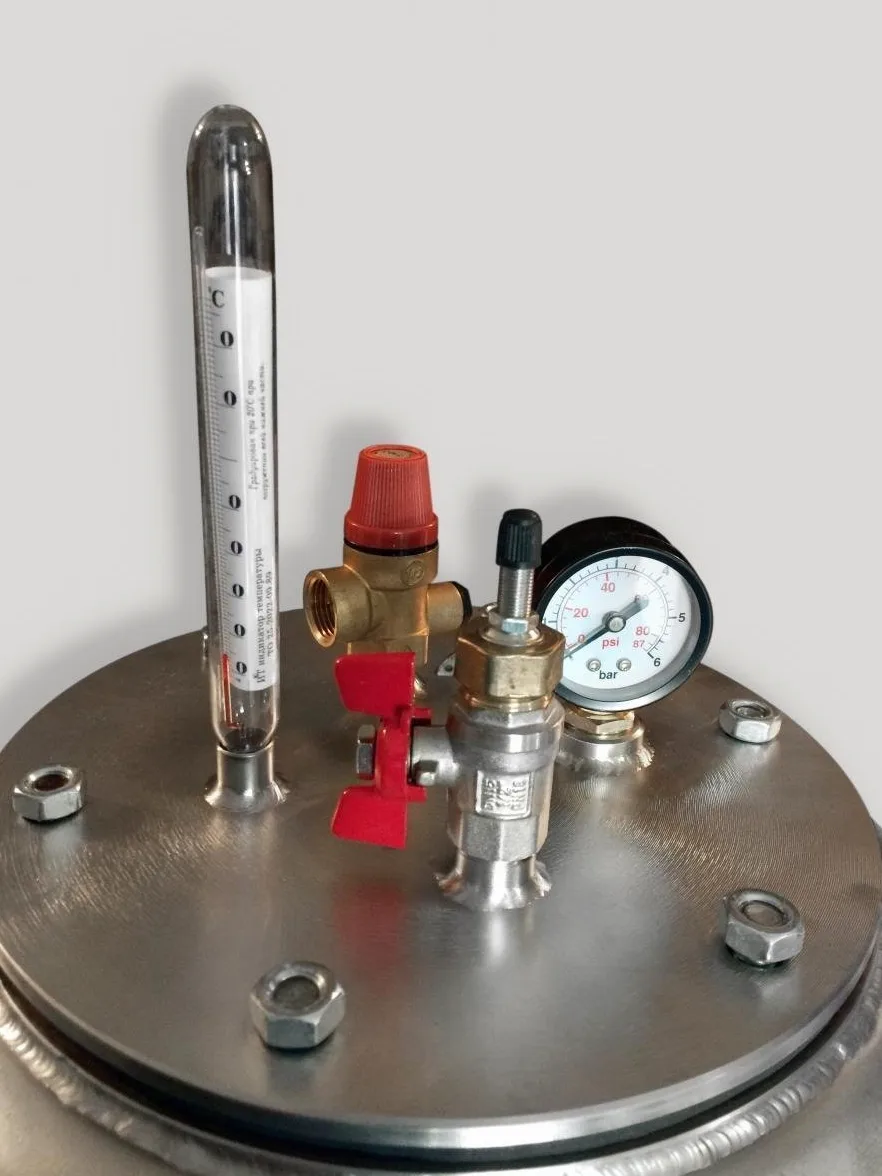 Standart + Acero Inoxidable eléctrica Autoclave – Diseñado para conservar de Productos presupuesto automática de Temperatura y Tiempo Soporte, 32 Gläser 0,5 Liter Oder 21 Gläser 1 Liter
