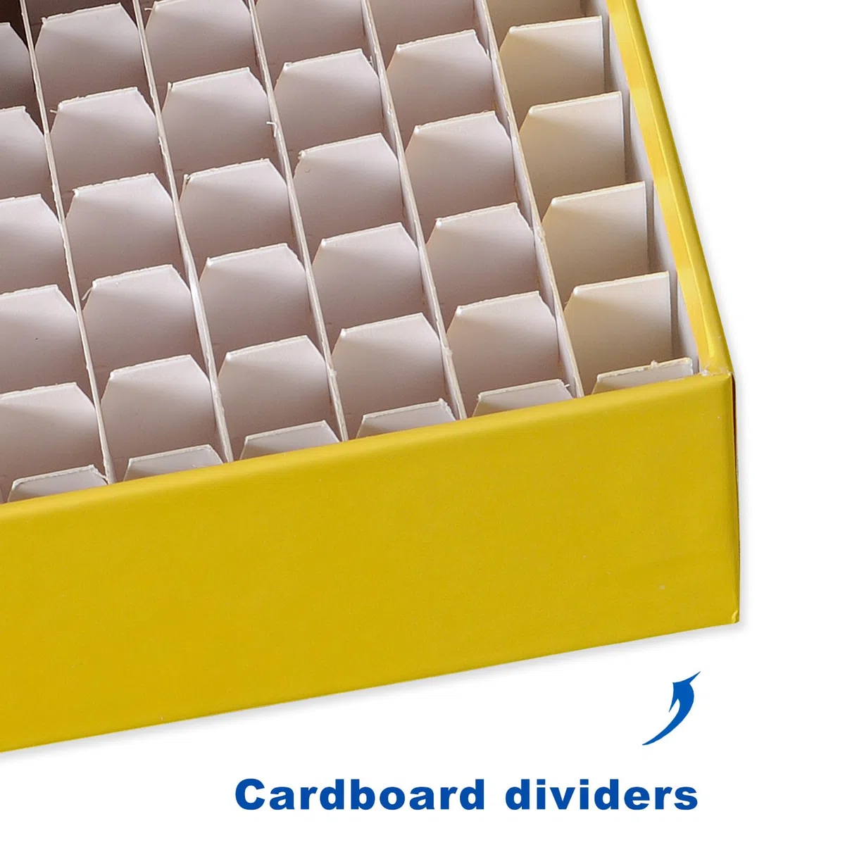 Juego de 5 cajas de cartón para microcentrifugadoras, para 1,5 – 2,0 mililitros de microtubos y criogatos, 81 plazas, con lámina