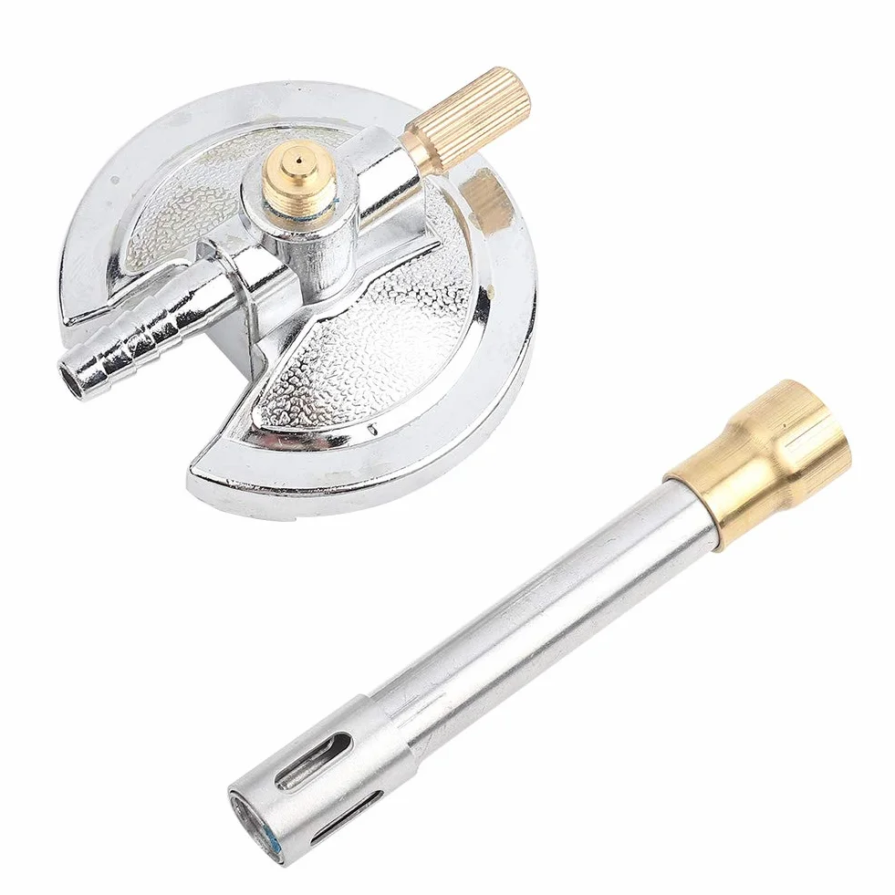 Mechero Bunsen de un solo tubo, 1 pieza de micro materiales metálicos Mechero Bunsen de gas duradero Equipo de calentamiento de laboratorio resistente al calor para gas de carbón embotellado, Mechero