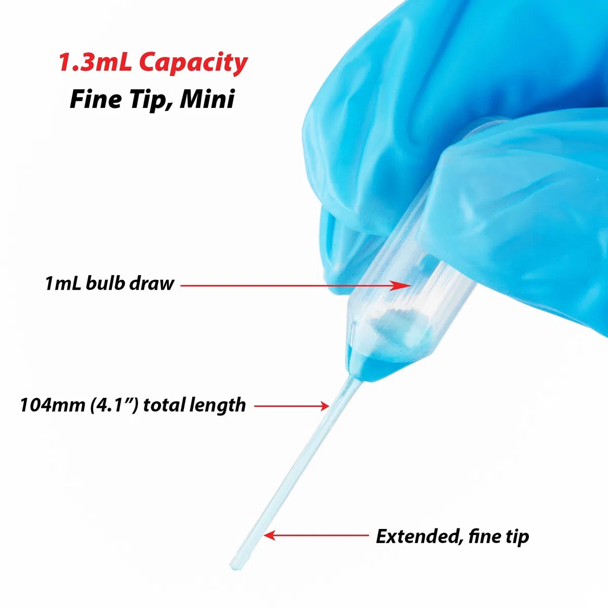 Mundo Científico 134010 – 500 LDPE Pipet de transferencia de punta fina, no estéril, 51 mm longitud, 1,3 ml capacidad (caja de 500)