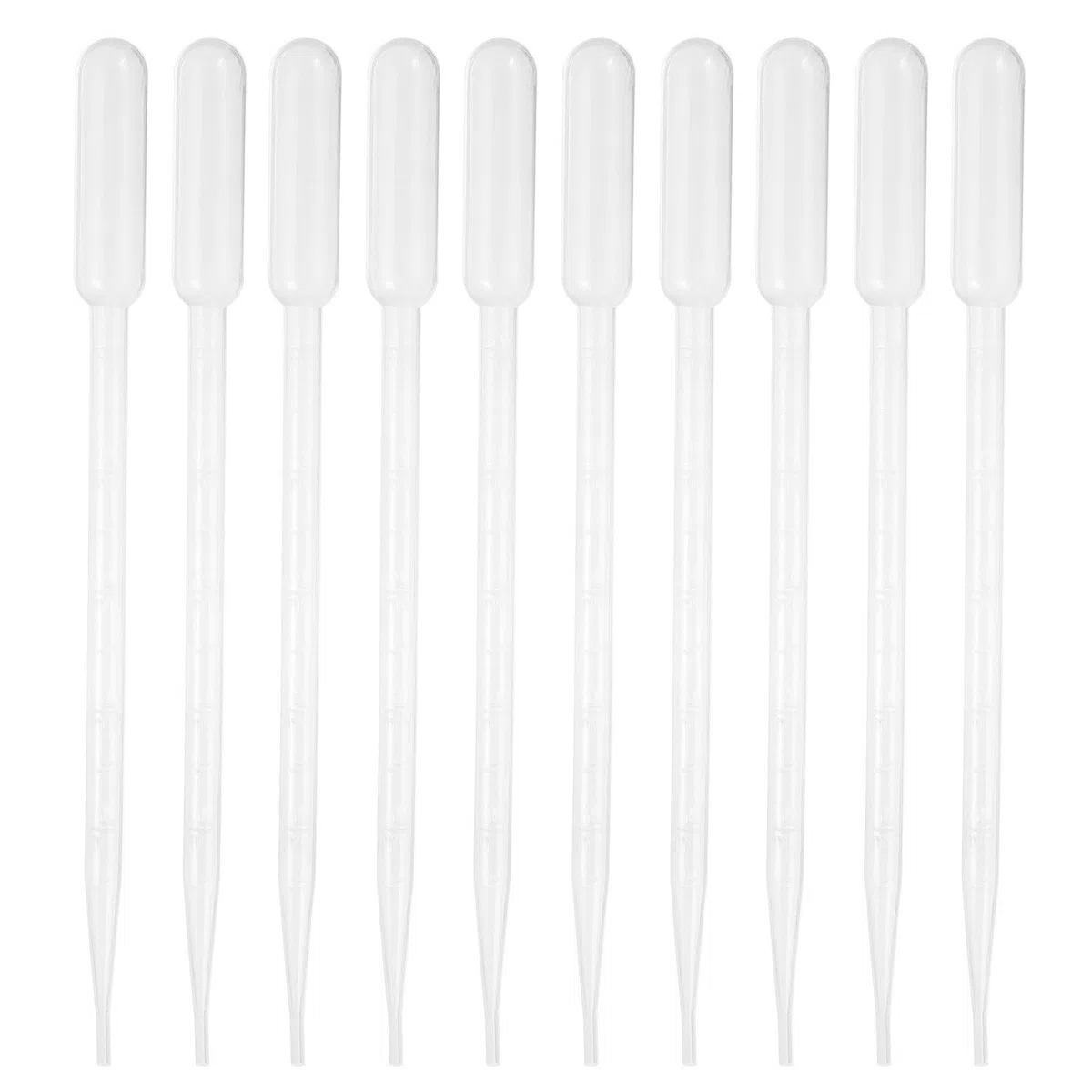 PATIKIL Pipetas 5 ml, 1000 Piezas Pipetas Plástico Pipetas Desechables Pipetas Transferencia Pipetas Plástico Calibradas Con Escala Para Científico Resina Manualidades Maquillaje Aceite