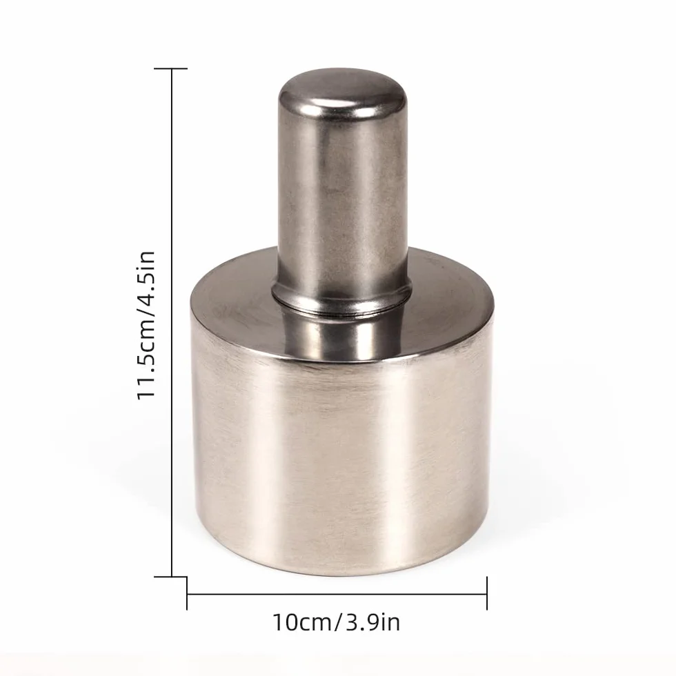 WUTA Quemador de alcohol de acero inoxidable de 200 ml, a prueba de explosiones, con 5 mechas de algodón puro (sin alcohol)