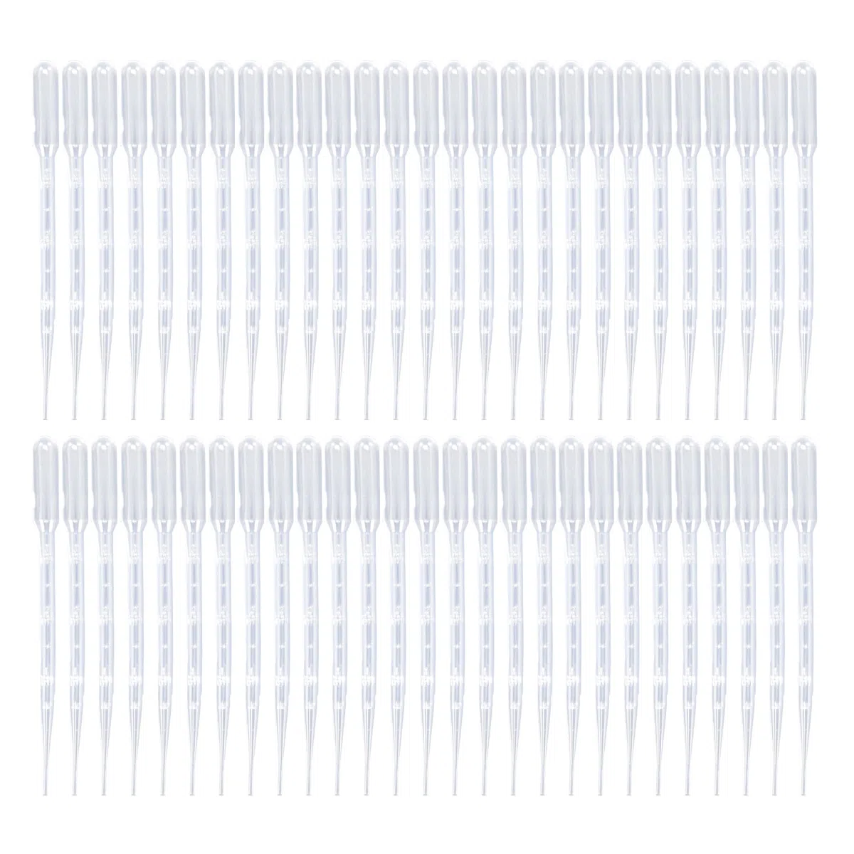 200 Piezas 3ml Pipetas con Escala, Transparente Vpipetas Plastico, Pipeta para Laboratorio