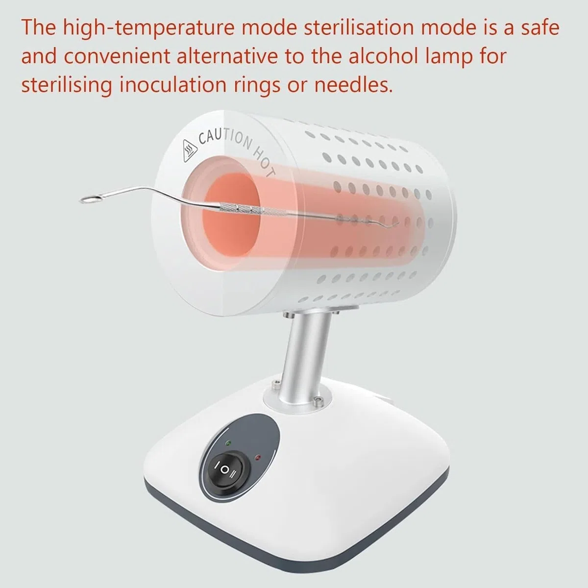 TAHALI Esterilizador infrarrojo de Laboratorio, Autoclave de Laboratorio eléctrico Esterilizador infrarrojo Esterilizadores de Autoclave 825 ° C Desinfección Esterilizador,900S